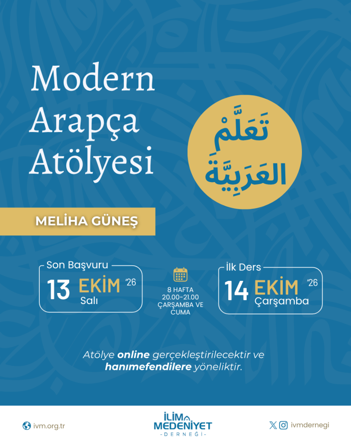 Temel Seviye Modern Arapça Atölyesi Kayıtları Başladı